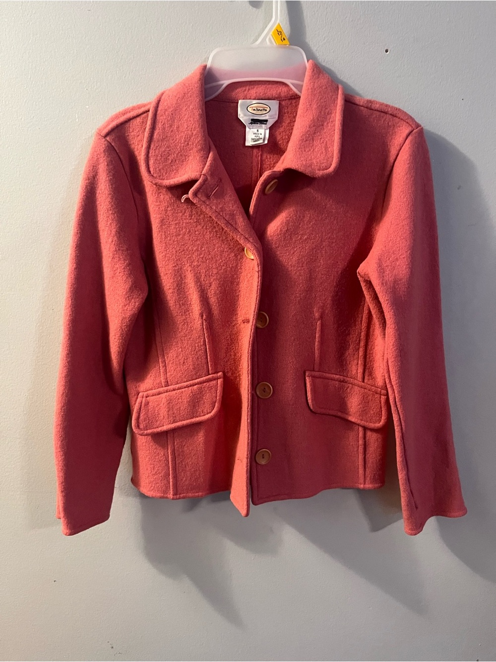 Talbots Coral short Pea Coat - Soft Alpaca-Blend
